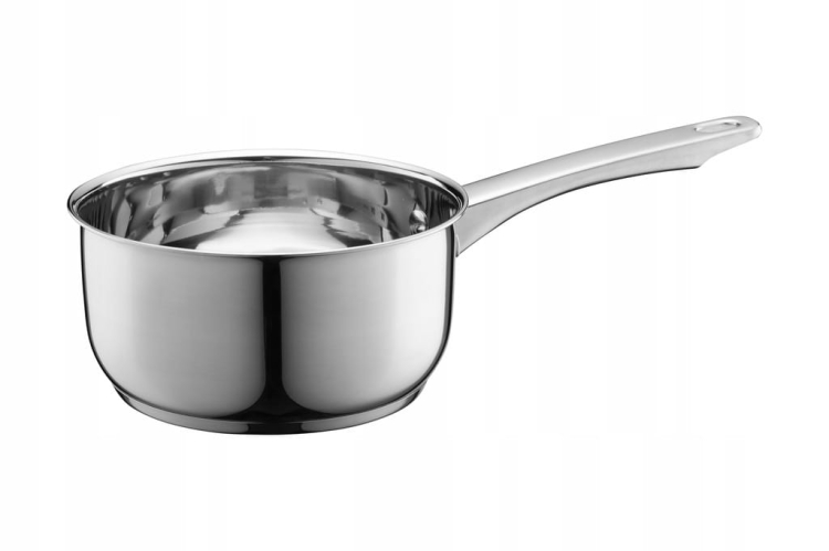 Mały garnek rondelek RONY 14 cm – stal nierdzewna, pojemność 1 l | Galicja