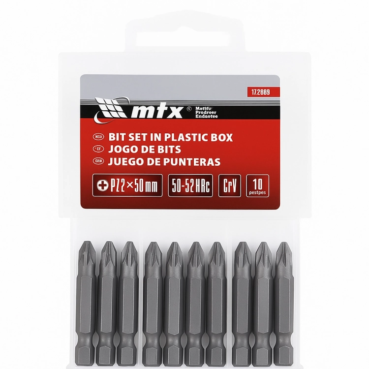 Zestaw 10 bitów krzyżowych MTX 50 mm