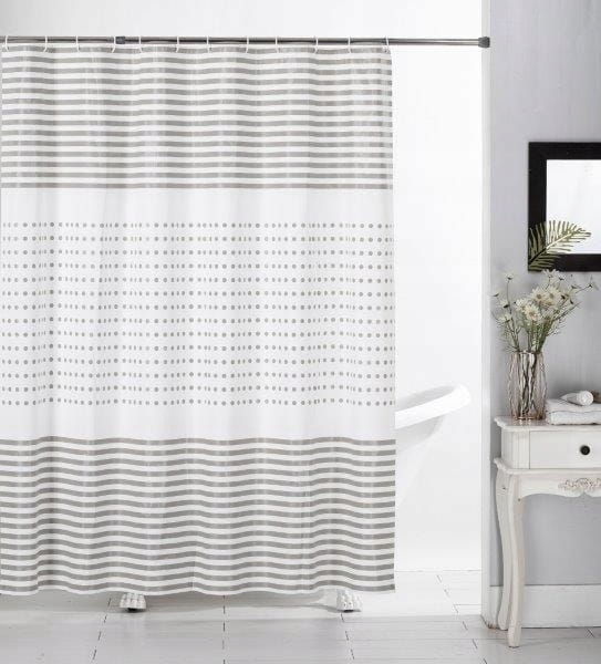 Zasłona prysznicowa PEVA 180x180 cm –  wodoodporna, nowoczesny design