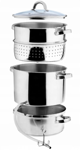 Sokownik ze Stali Nierdzewnej 8L – Naturalny Sok Bez Wysiłku