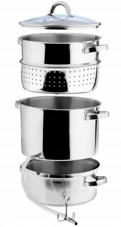 Sokownik ze Stali Nierdzewnej 8L – Naturalny Sok Bez Wysiłku