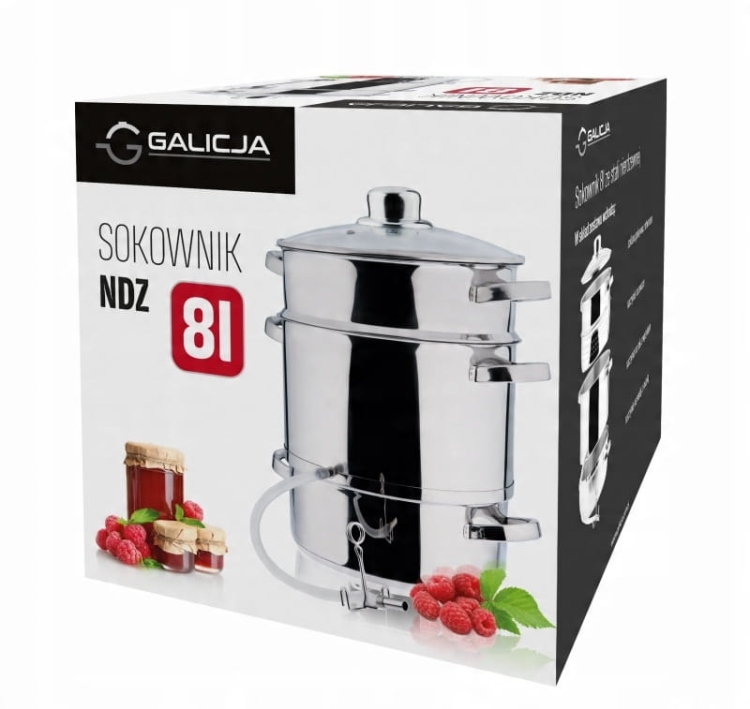 Sokownik ze Stali Nierdzewnej 8L – Naturalny Sok Bez Wysiłku