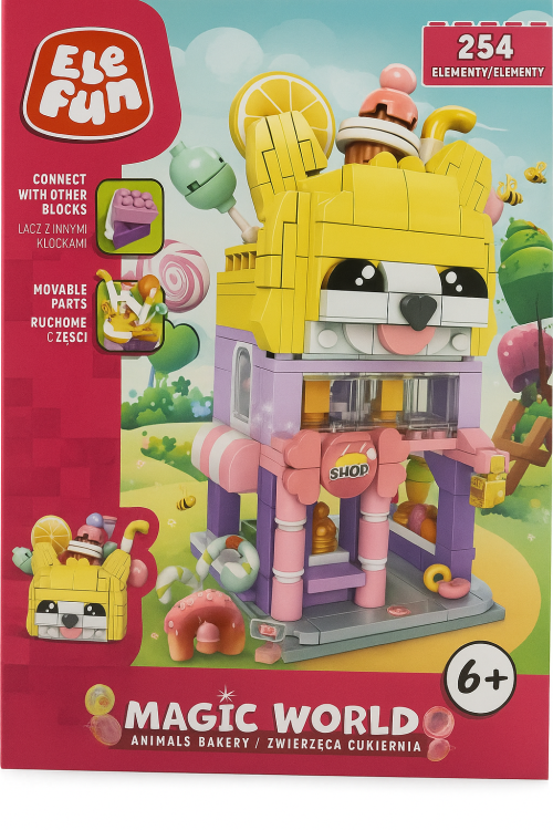Klocki Elefun magic world - cukiernia 254 elementów