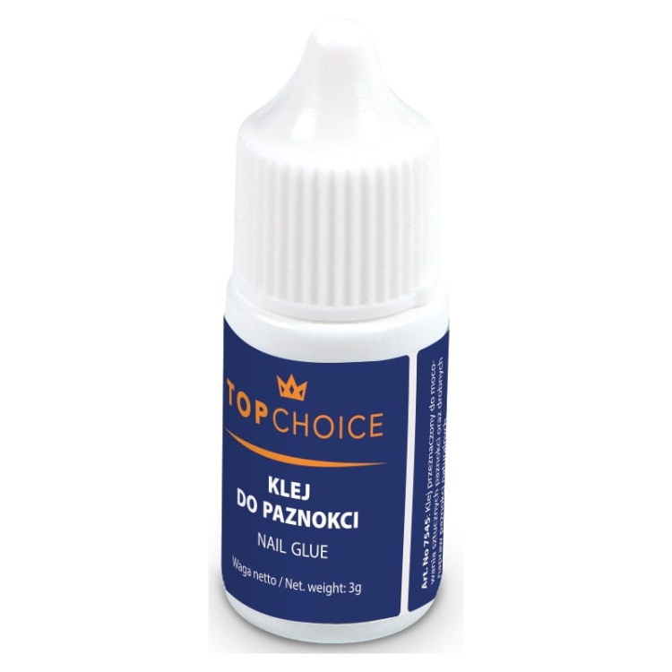 Top Choice klej do paznokci 3g szybkoschnący precyzyjny mocny
