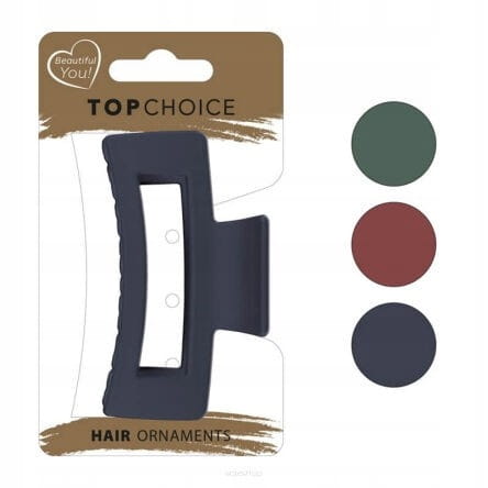 Top Choice Klamra do włosów 8,5 cm – mocny chwyt, mix kolorów