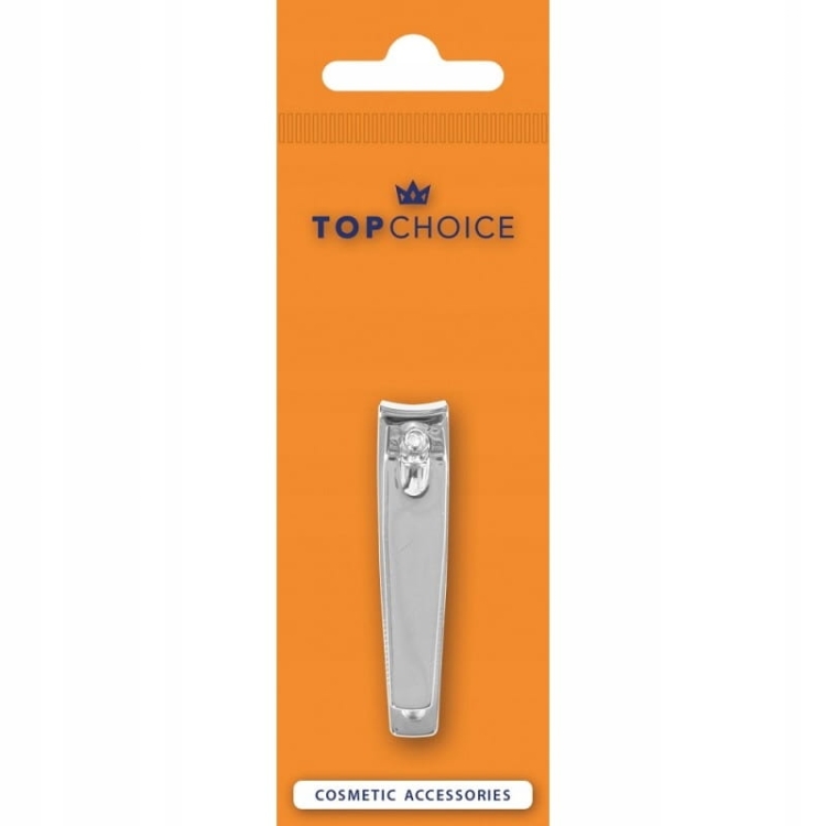 Top Choice Obcinacz do paznokci M  stalowy chromowany średni precyzyjny