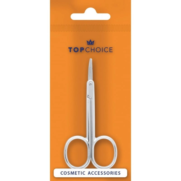 Top Choice Nożyczki do paznokci wygięte stalowe precyzyjne