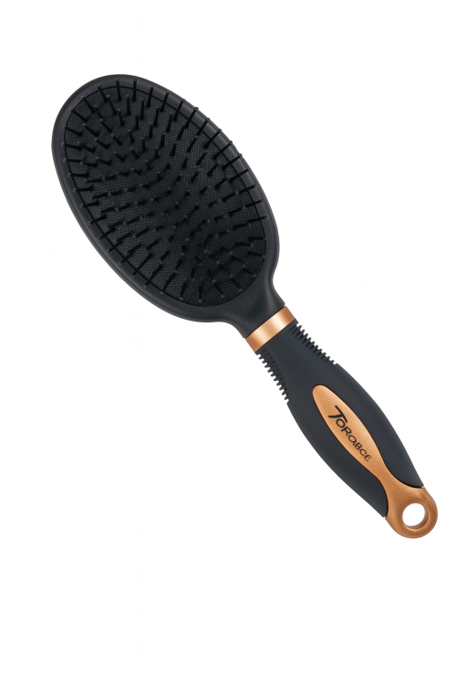 Top Choice Szczotka do włosów Exclusive złoto-czarna szeroka