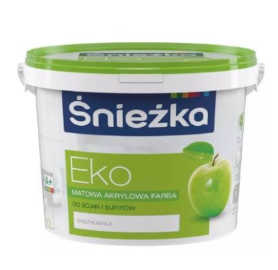 Śnieżka EKO Farba Akrylowa Biała 3L – Hipoalergiczna, Matowa, Wysokiej Jakości