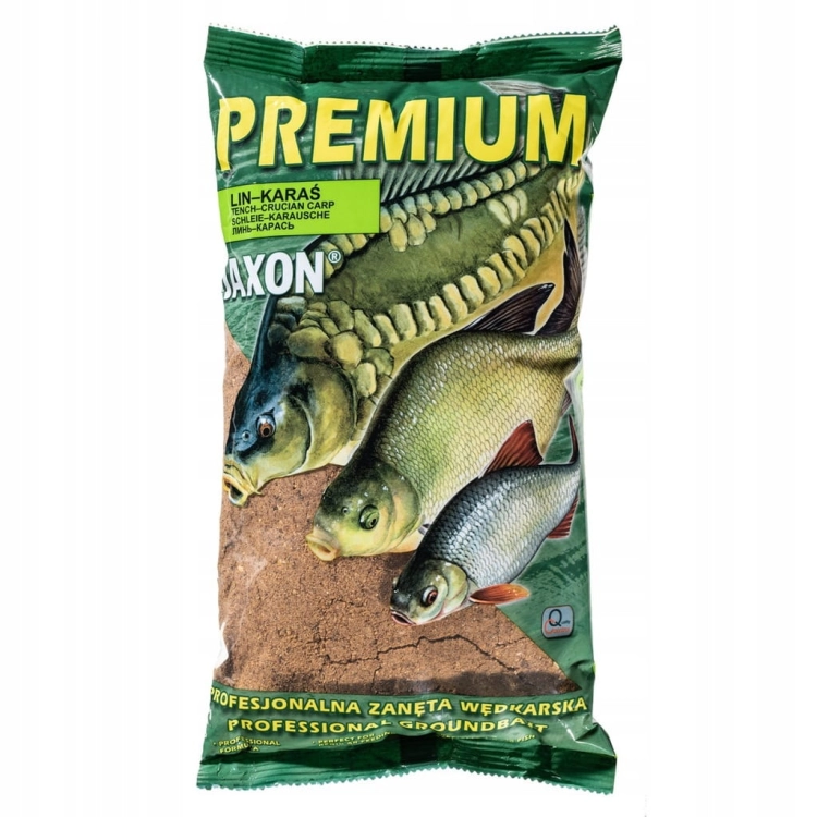 Zanęta Jaxon Premium Lin-Karaś 1 kg – Skuteczna mieszanka na wody stojące i płynące