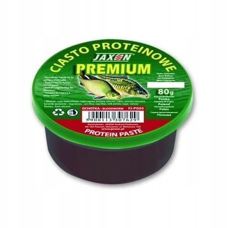 Jaxon Ciasto Wędkarskie Proteinowe 80g Ochotka – Gotowe na Haczyk