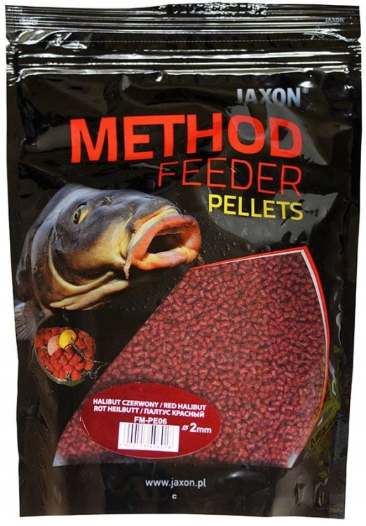 Pellet Method Feeder Jaxon 0,5 kg 2 mm – Halibut Czerwony