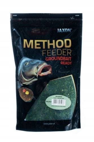 Zanęta Jaxon Method Feeder Gotowa 750 g – Lin Karaś – do koszyka