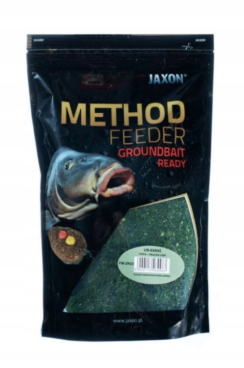 Zanęta Jaxon Method Feeder Gotowa 750 g – Lin Karaś – do koszyka