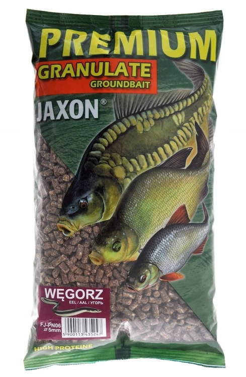 Granulat Wędkarski Jaxon Premium 1 kg – Na Węgorza, Średnica 5 mm