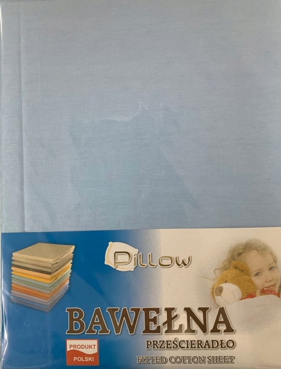 Prześcieradło bawełniane 140x200 tradycyjne bez gumki 100% bawełna