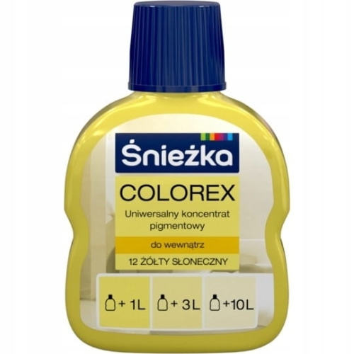 Śnieżka Colorex Pigment 0,1 l – Koncentrat Żółty 12