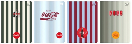Zeszyt A5 kratka 80 kartek Coca-Cola Japan Interdruk 70g licencja