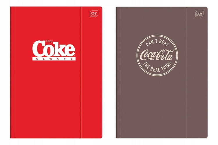 Teczka rysunkowa A4 z gumką Coca-Cola Interdruk kolorowa szkolna