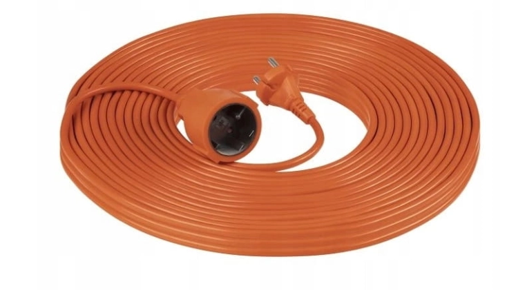 PRZEDŁUŻACZ OGRODOWY PVC IP20 10M 2X1MM GES-3/10M