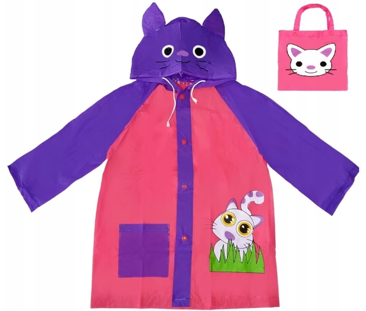 Płaszcz przeciwdeszczowy dla dzieci KITTY Travella RAVI 86–110 cm