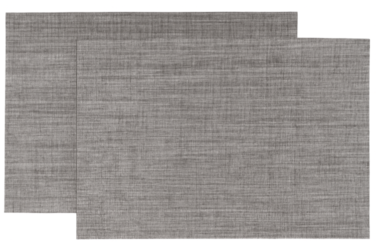 Szara Mata Dekoracyjna z Brązem 30x45 cm – Imitacja Tkaniny