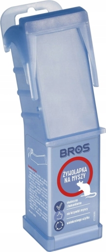 Żywołapka na myszy BROS – humanitarna pułapka wielokrotnego użytku