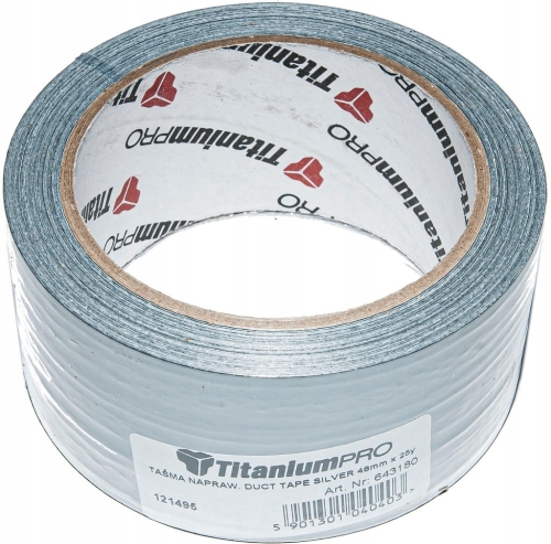 Taśma naprawcza Titanium PRO DUCT TAPE 48 mm x 25 m srebrna
