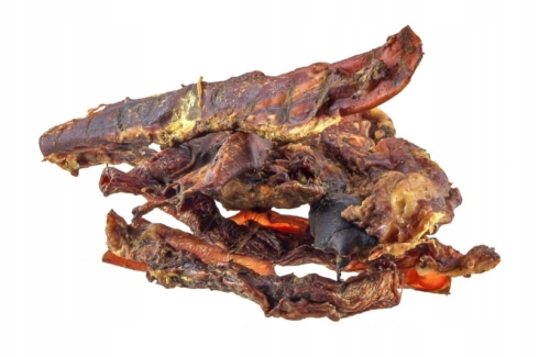 Przełyk wieprzowy suszony 200g – naturalny twardy gryzak dla psa