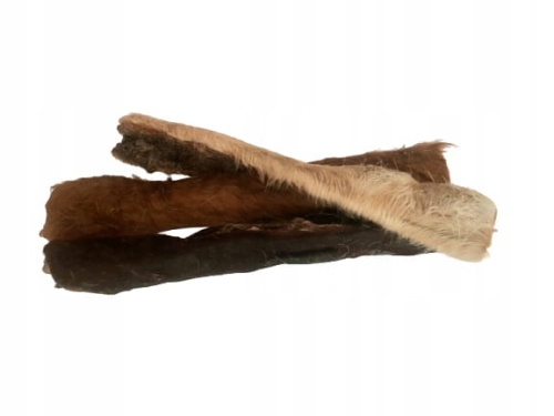 Kołodziejczyk Skóra wołowa z włosem 30cm 1szt – naturalny gryzak