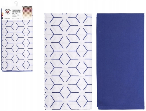 Ściereczki kuchenne bawełniane 40×60 cm – zestaw 2 szt. geometryczne