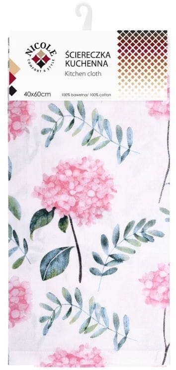 Ściereczka kuchenna 40×60 cm – 100% bawełna, chłonna i trwała