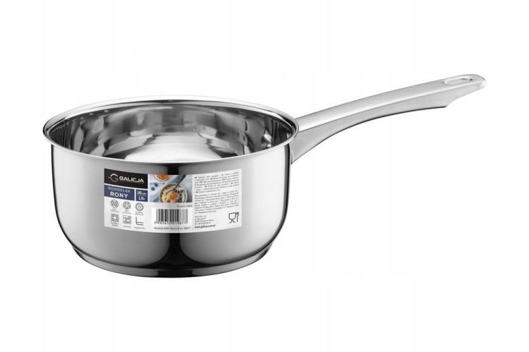 Rondelek Galicja RONY 16 cm – stal nierdzewna, na indukcję, 1,5 L
