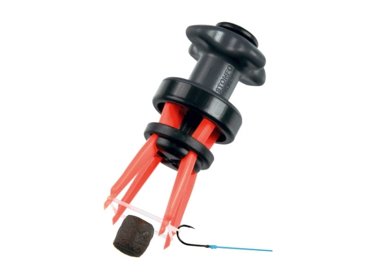 STONFO Bait Bander Tool – przyrząd do gumek na pellet + 24 gumki