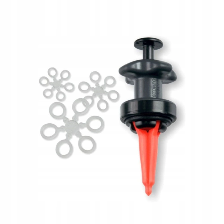 STONFO Bait Bander Tool – przyrząd do gumek na pellet + 24 gumki