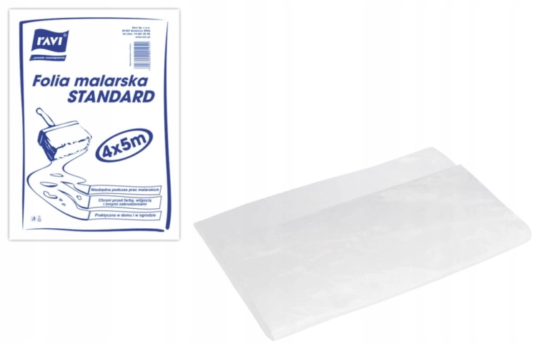 Folia malarska ochronna RAVI 4x5 m standard