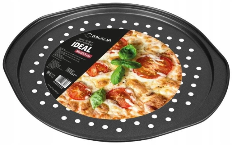 RAVI Blacha do pizzy i ciasta 30,5 cm – stal węglowa non-stick