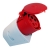 Gniazdo siłowe 32A 400V 5P 3P+Z+N IP44 PCE Shark 125-6 – czerwone