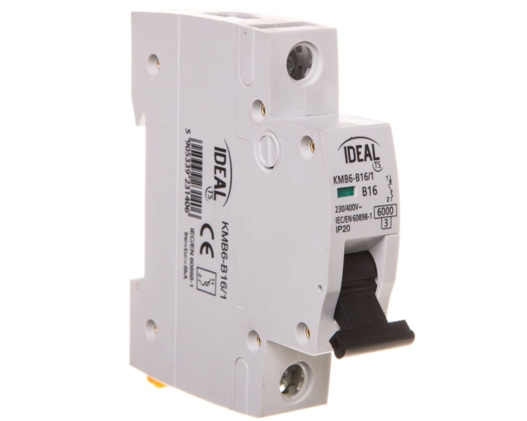 Wyłącznik nadprądowy 1P KMB6-B16/1 16A – ochrona instalacji elektrycznej