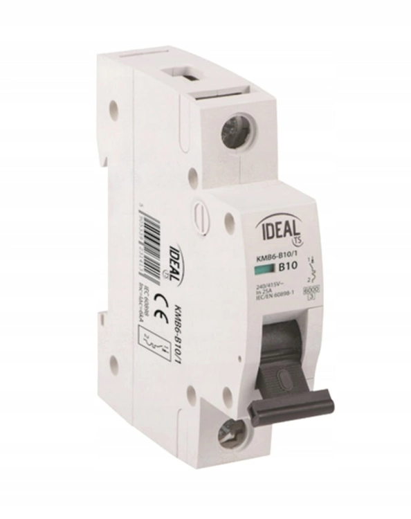 Wyłącznik nadprądowy 1P KMB6-B10/1 10A – zabezpieczenie instalacji