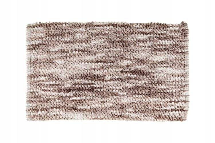 Dywanik łazienkowy MONAKO beżowy 80x50 cm – miękki i elegancki