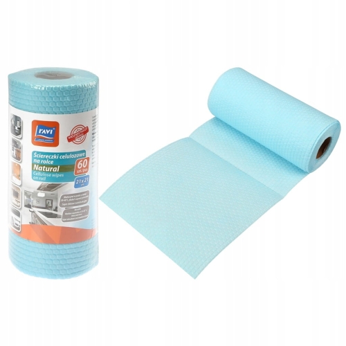 Ściereczki celulozowe na rolce 60 szt. – wielokrotnego użytku