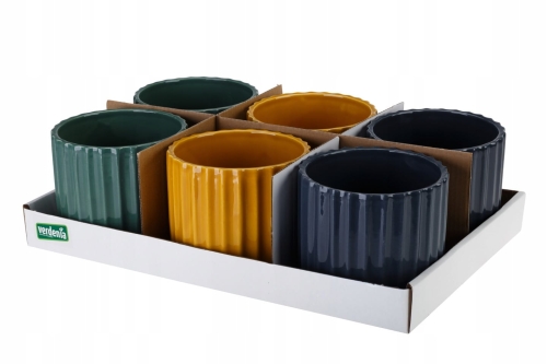 Osłonka ceramiczna Galicja Verdenia 12 cm – elegancka, mix kolorów