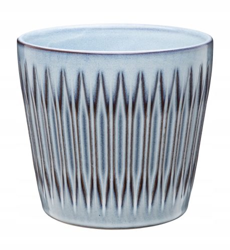 Osłonka ceramiczna OLIMPIA niebieska 14 cm Verdenia – elegancka dekoracja