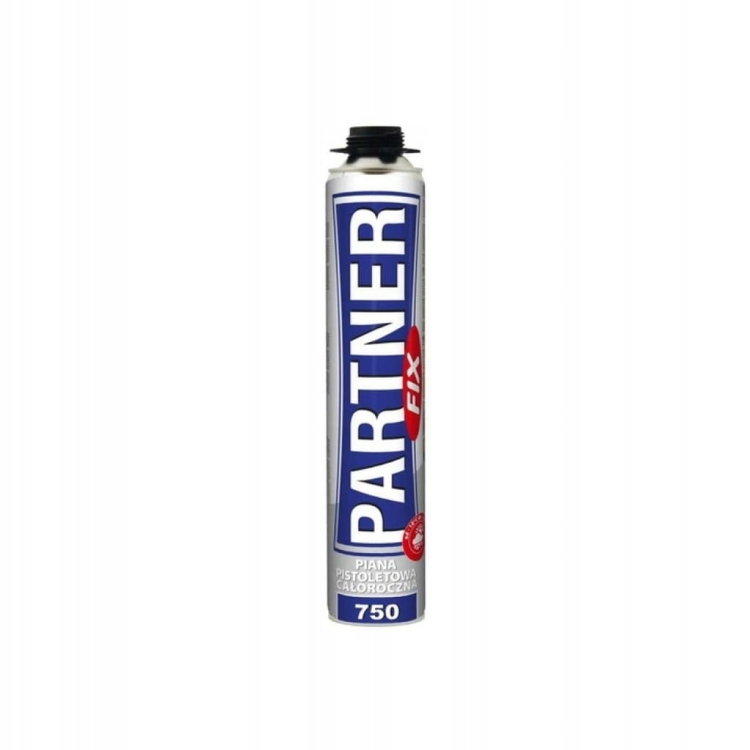 Pianka pistoletowa PARTNER FIX 750 ml – montaż, izolacja, uszczelnianie
