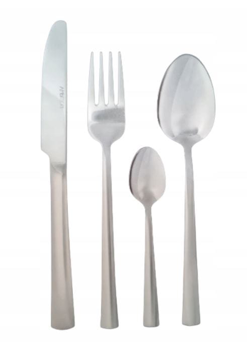 Komplet sztućców Ambition Dark 24 el. ze stali nierdzewnej – na 6 osób
