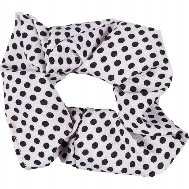 Top Choice gumki do włosów DOTS – frotki elastyczne w kropki, 2 sztuki